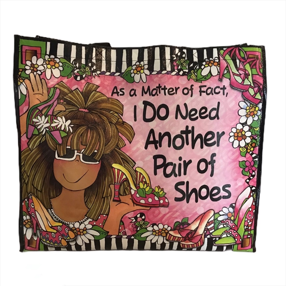 2/$25 Suzy Toronto 'Need Another Pair of Shoes' Tote Bag
